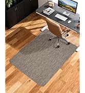 Soimeat Office Chair Mat for Hardwood Floor, 35.4" x 47.2" Desk Computer Chair Mat for Hard Wood ...