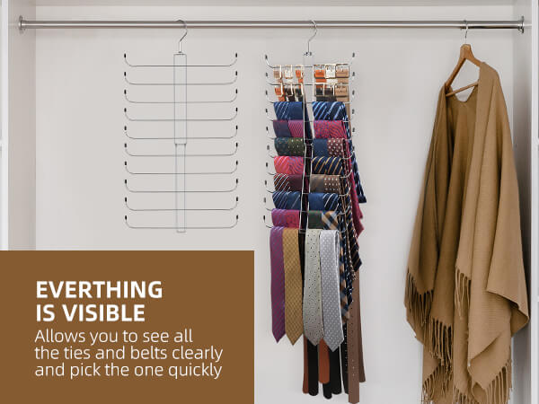 belt rack for closet