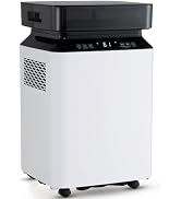 ARLIME 90 Pint Dehumidifier for Basement, 6000 Sq. Ft Energy Efficient Dehumidifier for Home w/Co...