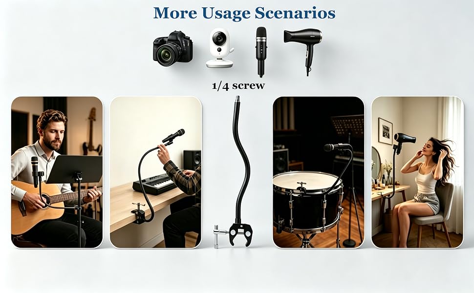 kereal microphone stand for music stand tripod