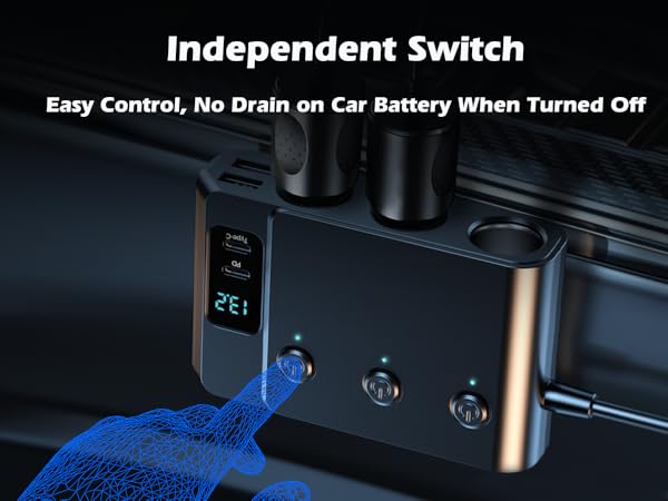 multiple cigarette lighter adapter