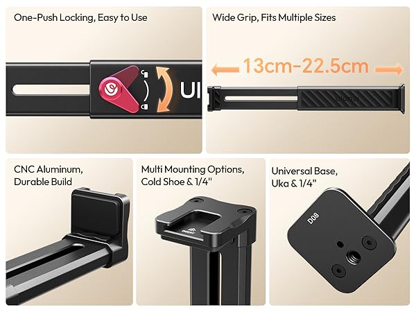 ULANZI Aluminum iPad Tablet Tripod Clamp