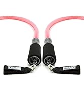 Space Whip Remix Led Poi Set - Two 3 Ft 360° Swivel Fiber Optic Whips with Double Loop Handles - ...