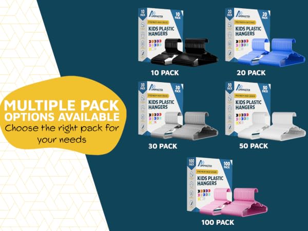 MULTIPLE PACK OPTIONS AVAILABLE