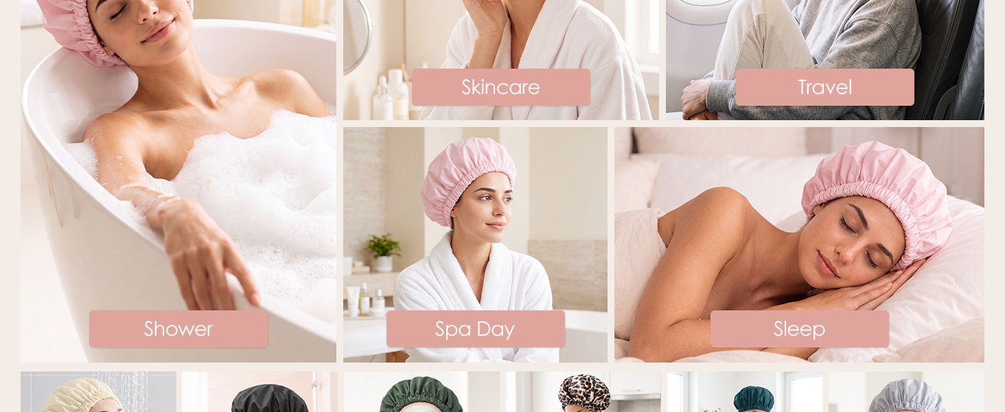 hair cover for shower