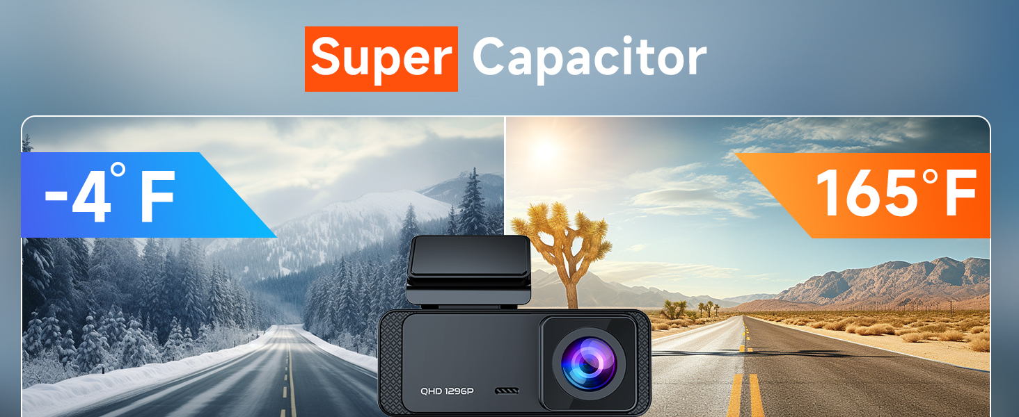 dash cam super capacitor