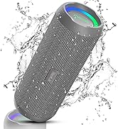 RIENOK Portable Bluetooth Speaker 30W Dual Pairing True Wireless Stereo HD Sound IPX7 Waterproof ...