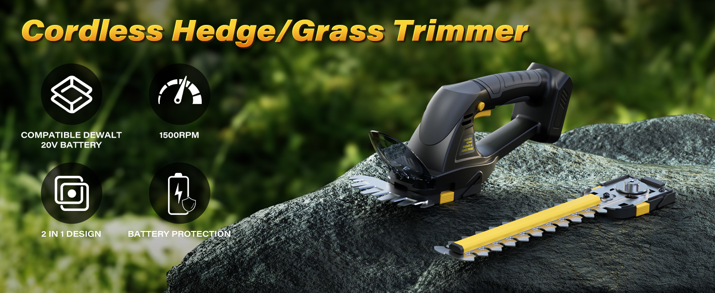 cordless hedge trimmer