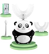 KAQINWX Kids Electric Toothbrushes, U Shaped Toddler Toothbrush, Panda Ultrasonic Kids Toothbrush...