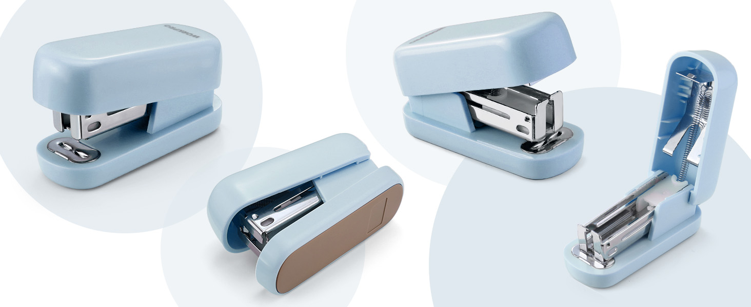 stapler blue