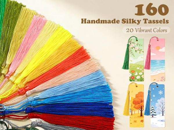 diy tassels bookmark tassels