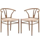 Mid Century Modern Metal Wishbone Dining Room Chairs Set of 2 4 for Your Kitchen Beach House