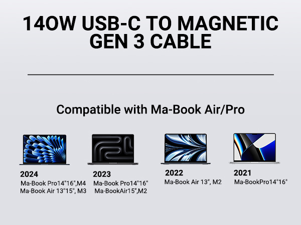 macbook charger magnetic