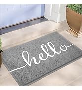 EARTHALL Door Mat Outdoor Indoor Hello Doormat, 30