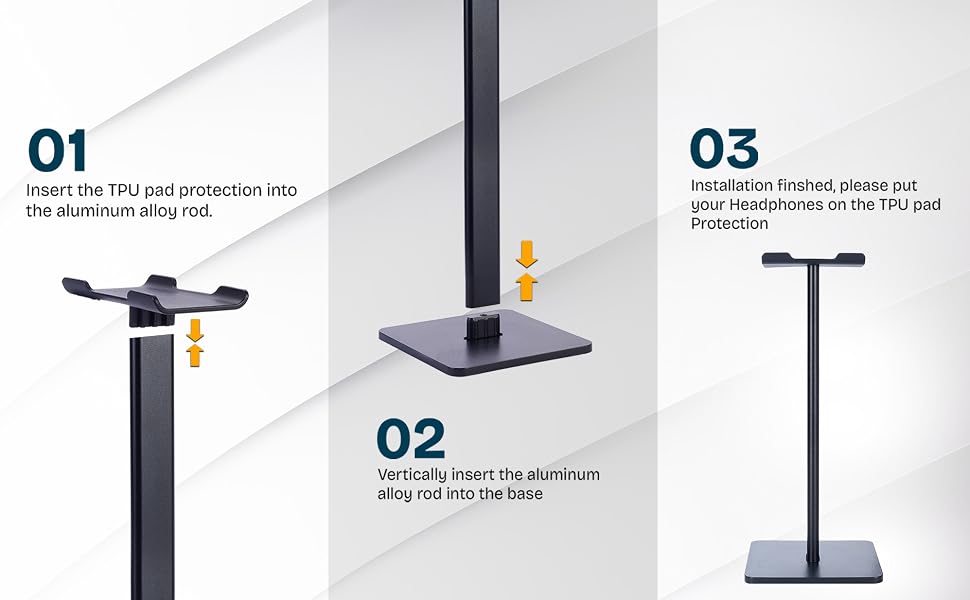 Pedestal Headphone Stand