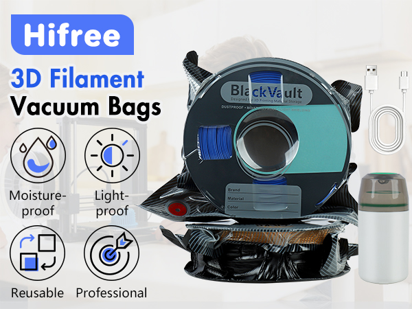 3D Filament Vacuum Bags