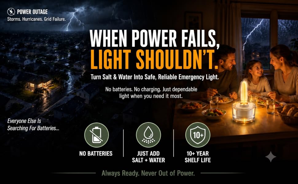 Zero batteries, zero charging, zero electricity consumption