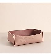 OLETHA Aesthetic Small Storage Basket for Organizing, Pink