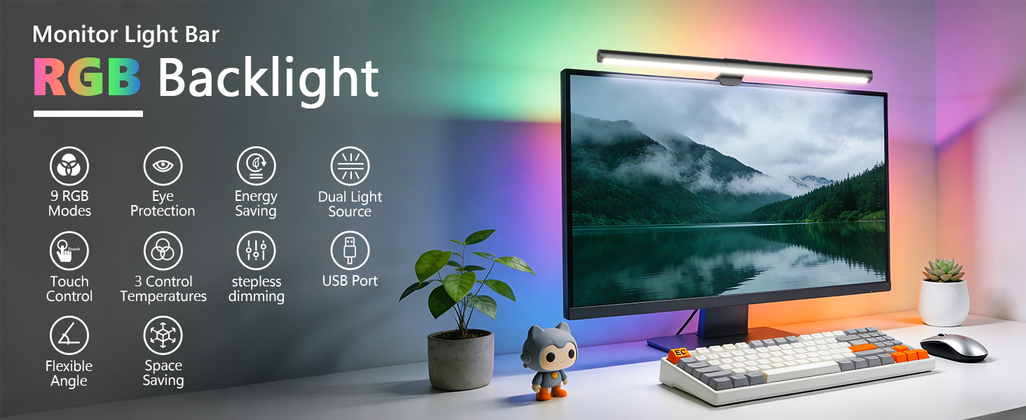 RGB Monitor Light Bar