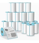 PAPRMA 4000 Direct Thermal Labels 16 Rolls Shipping Labels 4” x 6” Thermal Printer Paper - Zebra ...