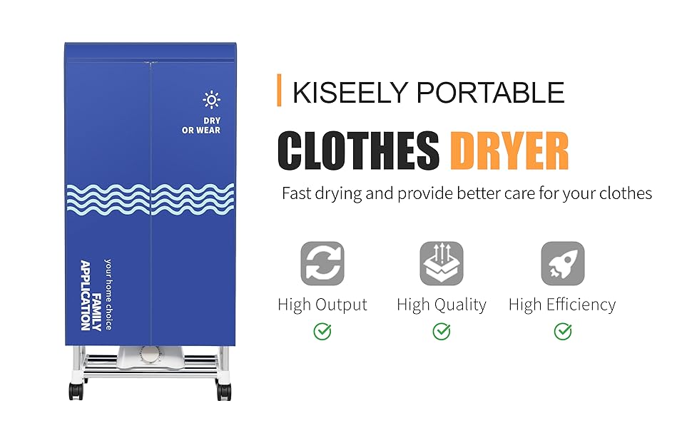 Kiseely Portable Dryer