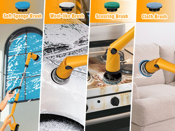 electric spin scrubber