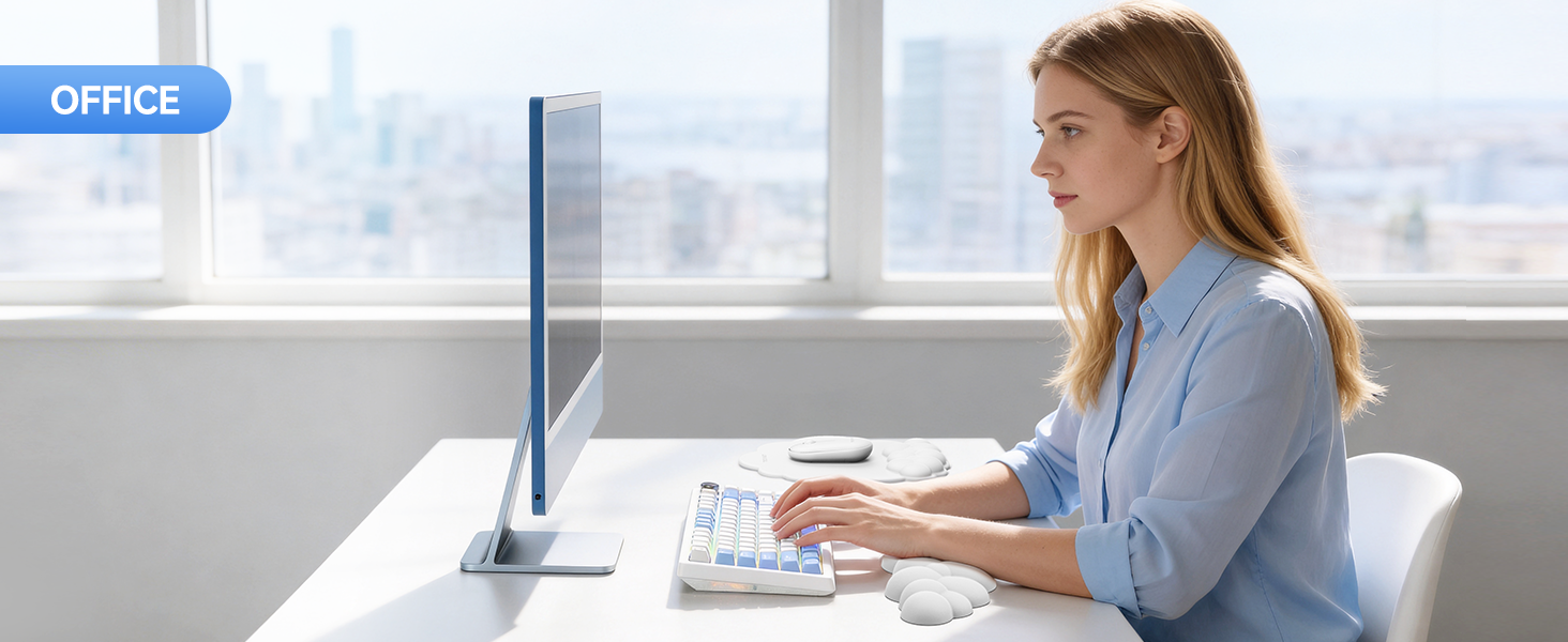 Cloud Wrist Rest &amp;amp; Ergonomic Mouse Pad