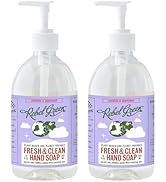 Rebel Green Liquid Hand Soap - Moisturizing Natural Bathroom &amp; Kitchen Liquid Soap - Gentle House...