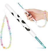 Katech Ergonomic Crochet Hook, Aluminum Soft Grip Crochet Hooks for Beginners and Arthritic Hands...