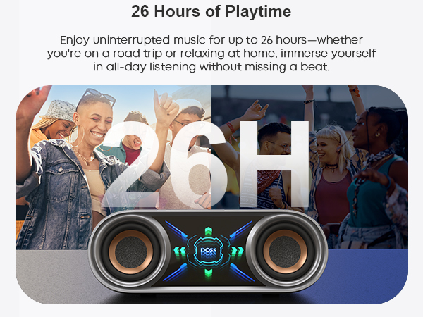 DOSS Rechargable Bluetooth Speaker