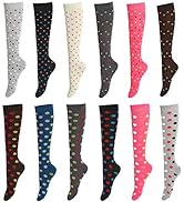 12 Pairs Women Knee High Socks