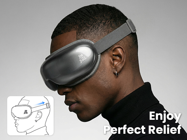 Eye Massager with Heat and Cooling migraine massager migraine relief products headache relief