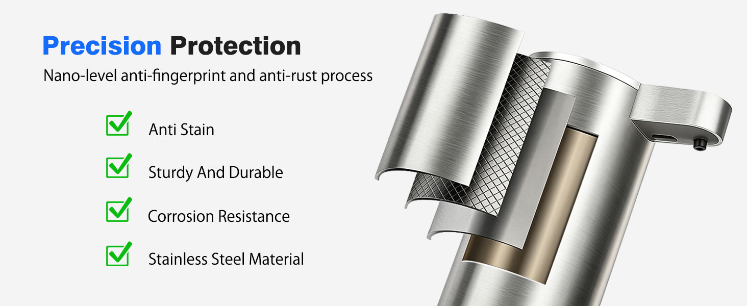 Made of stainless steel, stain &amp;amp; rust resistant for long-lasting durability