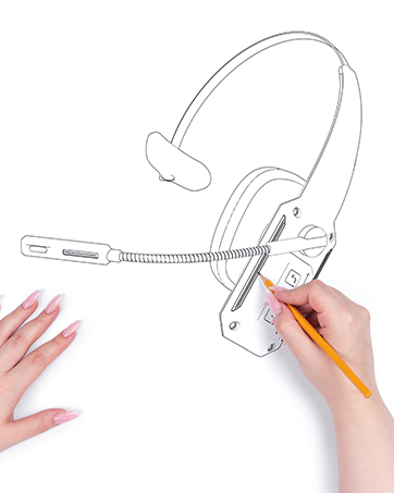 wireless headset with mic for work trucker bluetooth headset wireless headset with mic