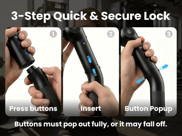 massage gun with red light