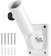 Flag Pole Holder Brackets, BONWIN 1" Flag Pole Mounting Bracket with Hardwares for House Wall Por...