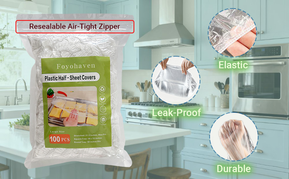 Resealable Moisture-Proof Zipper Lock Transparent Packaging