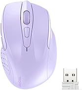TECKNET Wireless Mouse, 2.4G Ergonomic Optical Mouse, Computer Mouse for Laptop, PC, Computer, Ch...