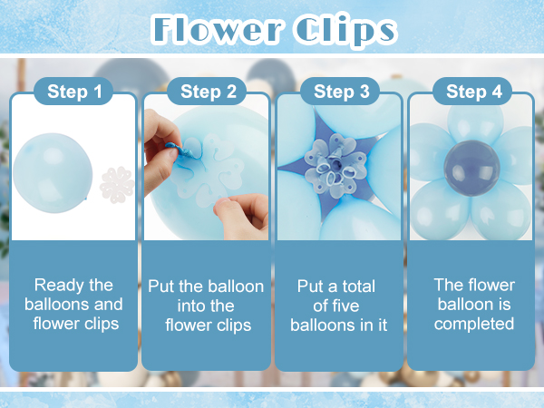  blue balloons