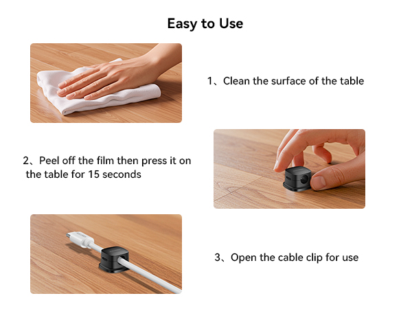 Magnetic Cable Clips