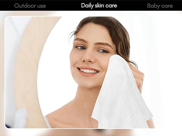 PoeticEHome disposable cotton tissue face towel