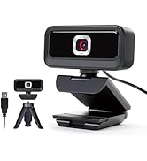 Combess Webcam for PC, Computer Camera for Desktop, 1080P Webcam with Tripod,USB Web Cam, 2 Noise...