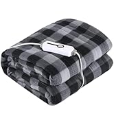 Electric Heated Blanket 72"x84" Full Size Ultra-Soft Fleece - 4 Heat Settings &amp; 10H Auto Shut Off...