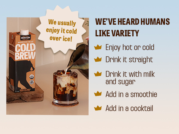 Wandering Bear Cold Brew 32 oz