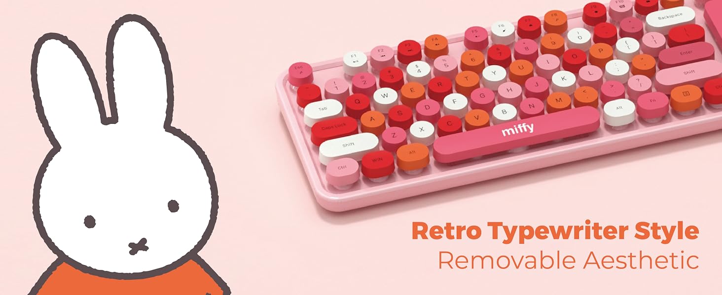 MIFFY 104-Key Wireless Keyboard &amp;amp; Mouse Set with Larg Desk Pad Matt