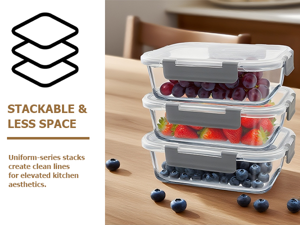 glass food storage container