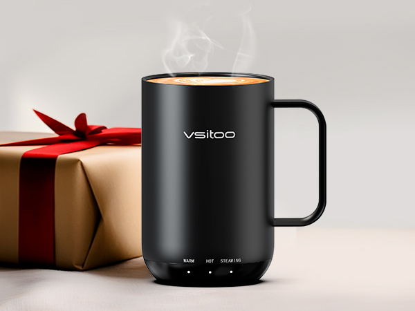 AI self heated mug