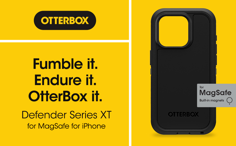 Defender series XT, for MagSafe, for iPhone, protective iPhone case, drop tested, safe, OtterBox it