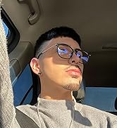 VISOONE Light Weight TR90 Blue Light Blocking Glasses Colored Frame with Anti Glare Eye Protection