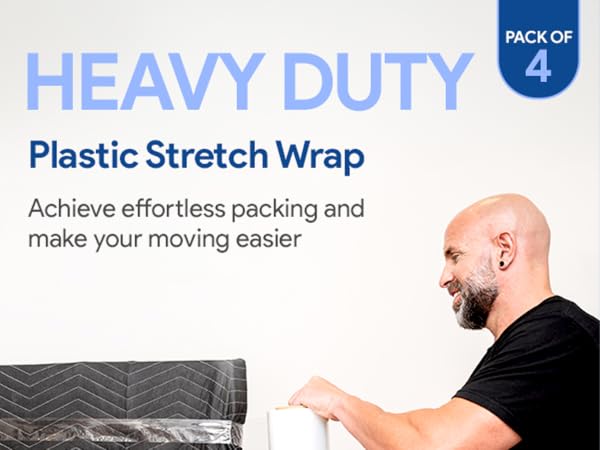 moving storage stretch film wrap 1500 feet 80 gauge bubble wrap boxes 5 inch